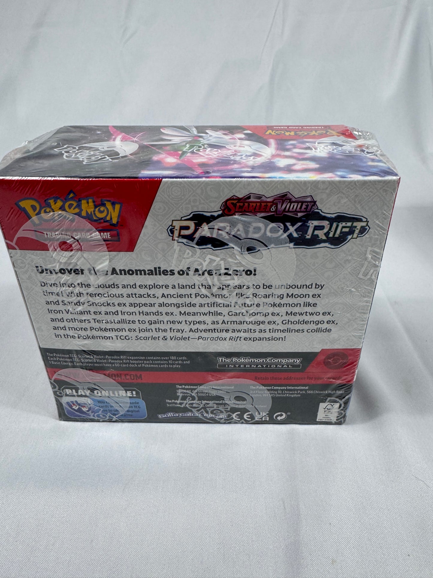 Pokemon Scarlet And Violet Paradox Rift Booster Display (36 Packs)
