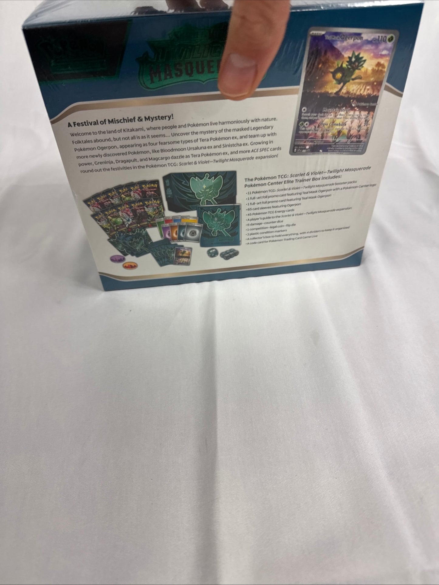 Twilight Masquerade Elite Trainer Box Pokemon Center Exclusive