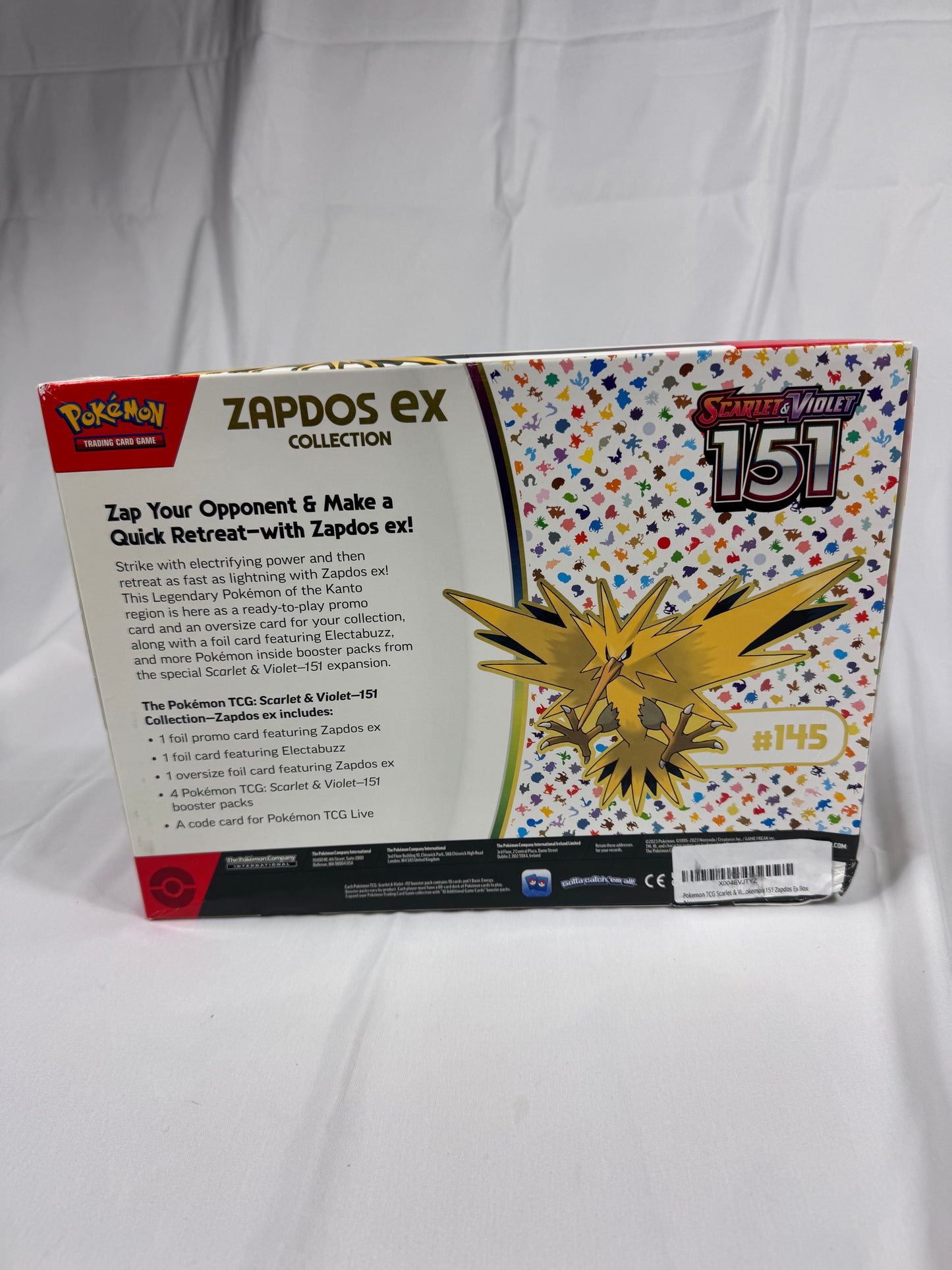 151: Zapdos ex Collection - SV: Scarlet & Violet 151 (MEW)