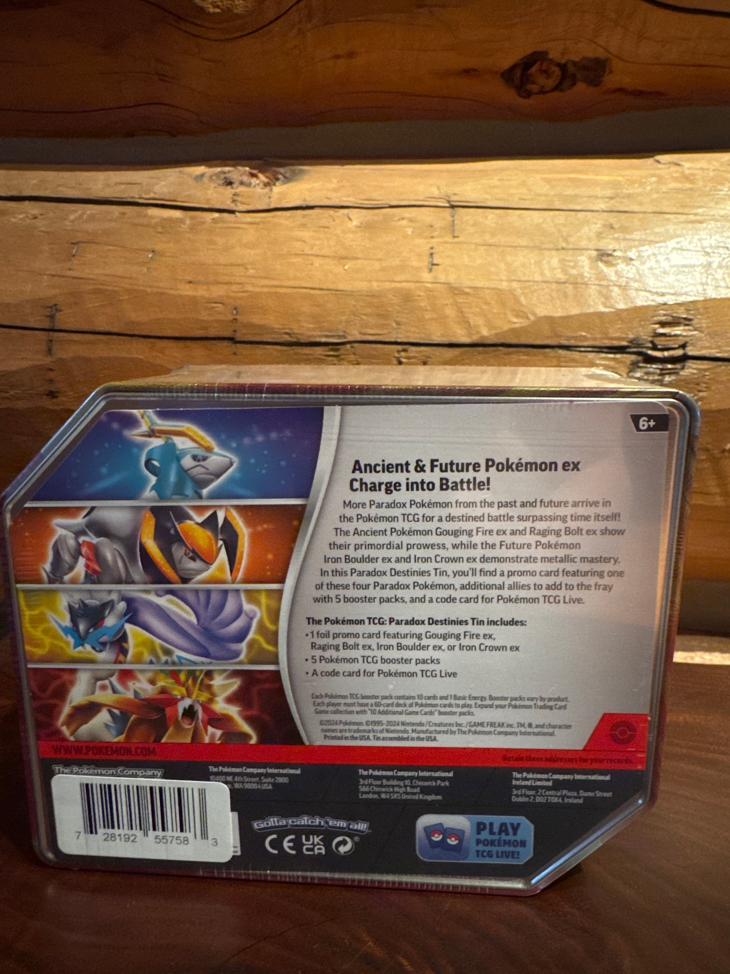 Paradox Destinies Tin [Iron Boulder ex]