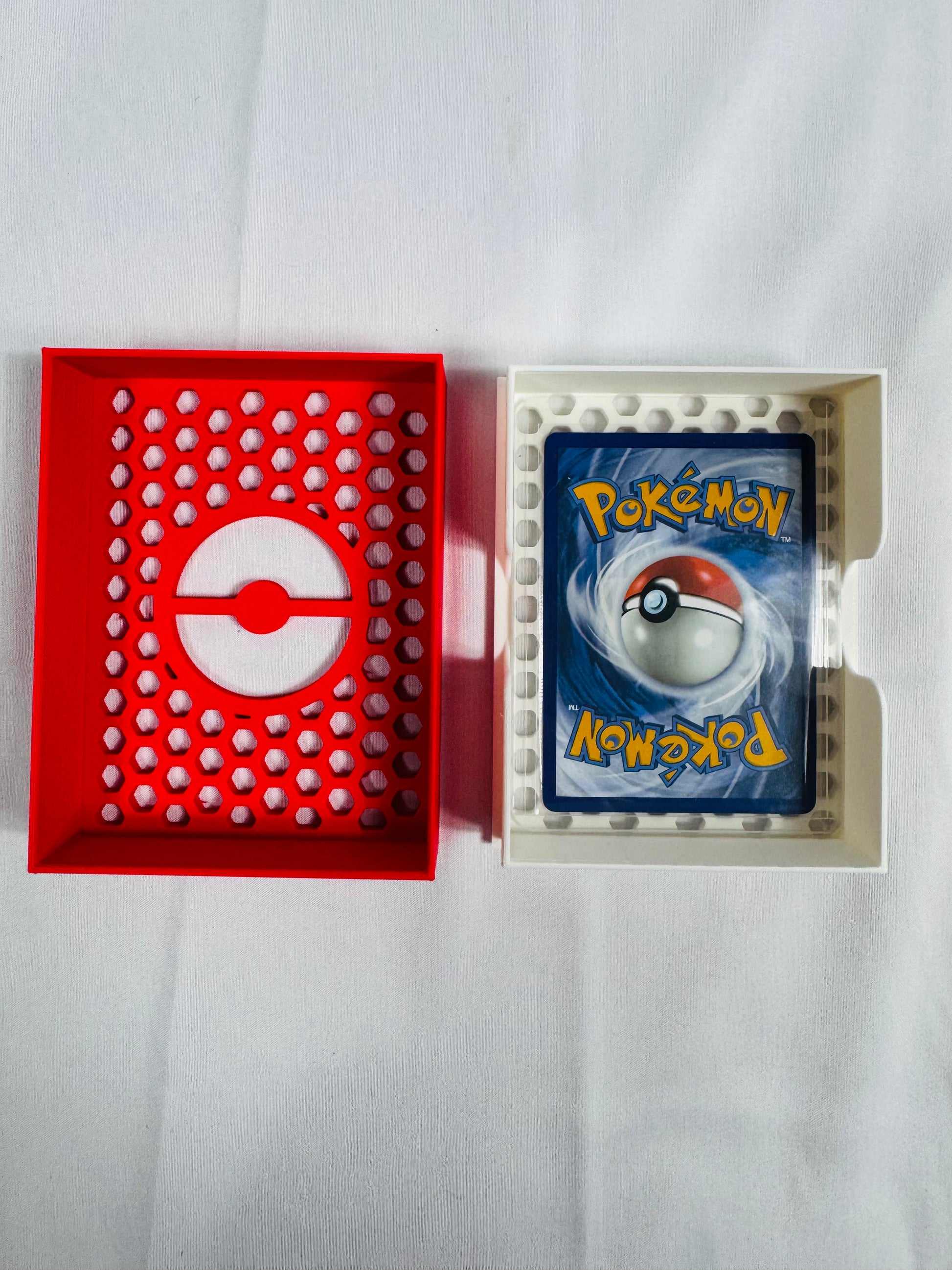 3D Printed Top Loader Box & Mystery ex Card Aspen Poke Trading Card Co. 3D Printed Top Loader Box & Mystery ex Card Aspen Poke Trading Card Co.