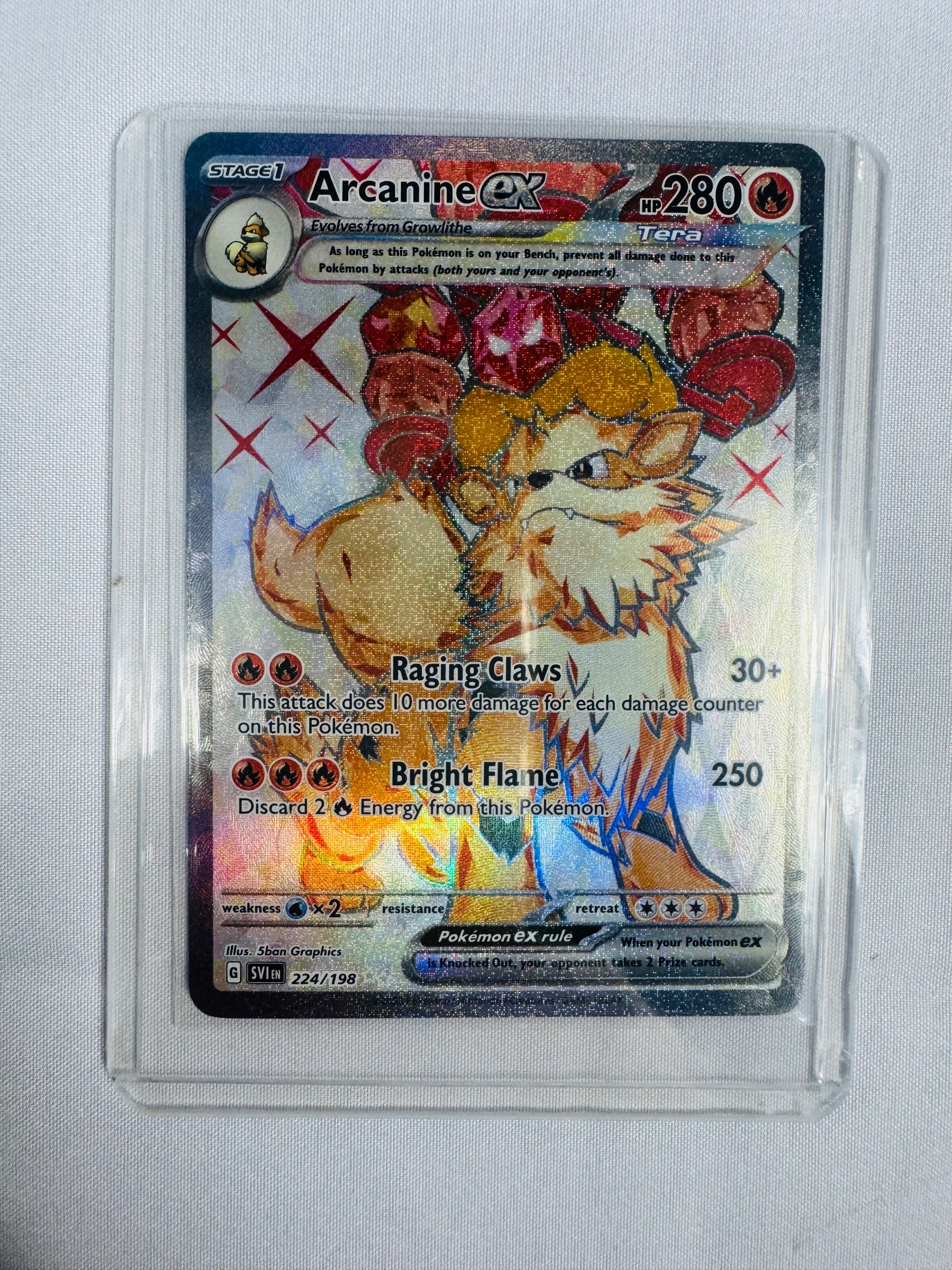 Arcanine ex - 224/198 - SV01: Scarlet & Violet Base Set (SV1) Aspen Poke Trading Card Co. Arcanine ex - 224/198 - SV01: Scarlet & Violet Base Set (SV1) Aspen Poke Trading Card Co.